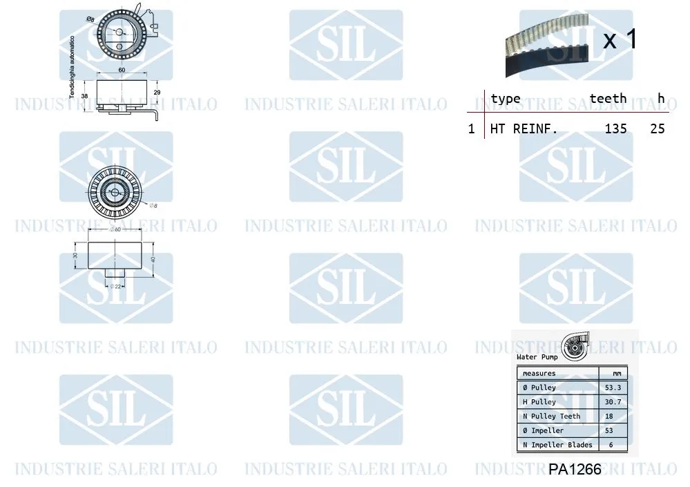 Water Pump & Timing Belt Kit