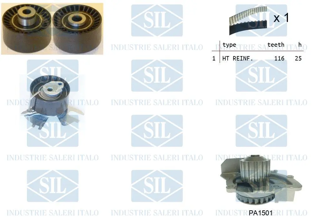 Water Pump & Timing Belt Kit (K1PA1501)