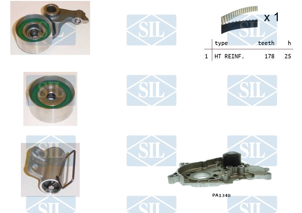 Water Pump & Timing Belt Kit (K1PA1348)