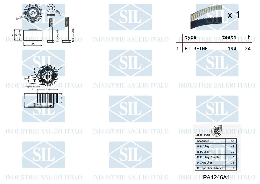 Water Pump & Timing Belt Kit