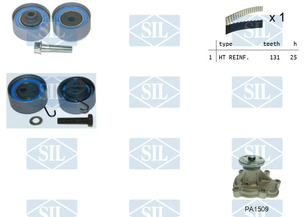 Water Pump & Timing Belt Kit (K2PA1509)