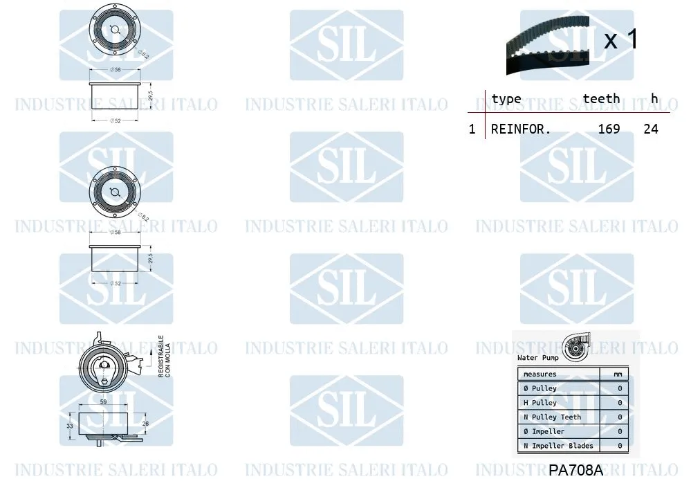 Water Pump & Timing Belt Kit