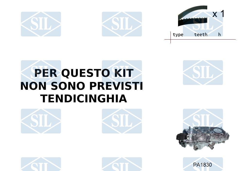 Water Pump & Timing Belt Kit (K1PA1830)