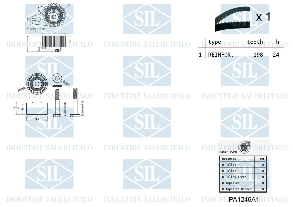 Water Pump & Timing Belt Kit