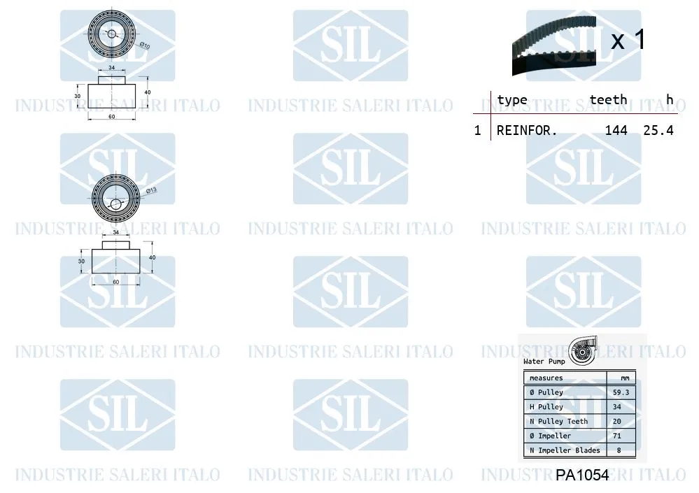 Water Pump & Timing Belt Kit