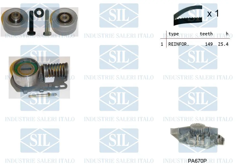 Water Pump & Timing Belt Kit (K1PA670P)