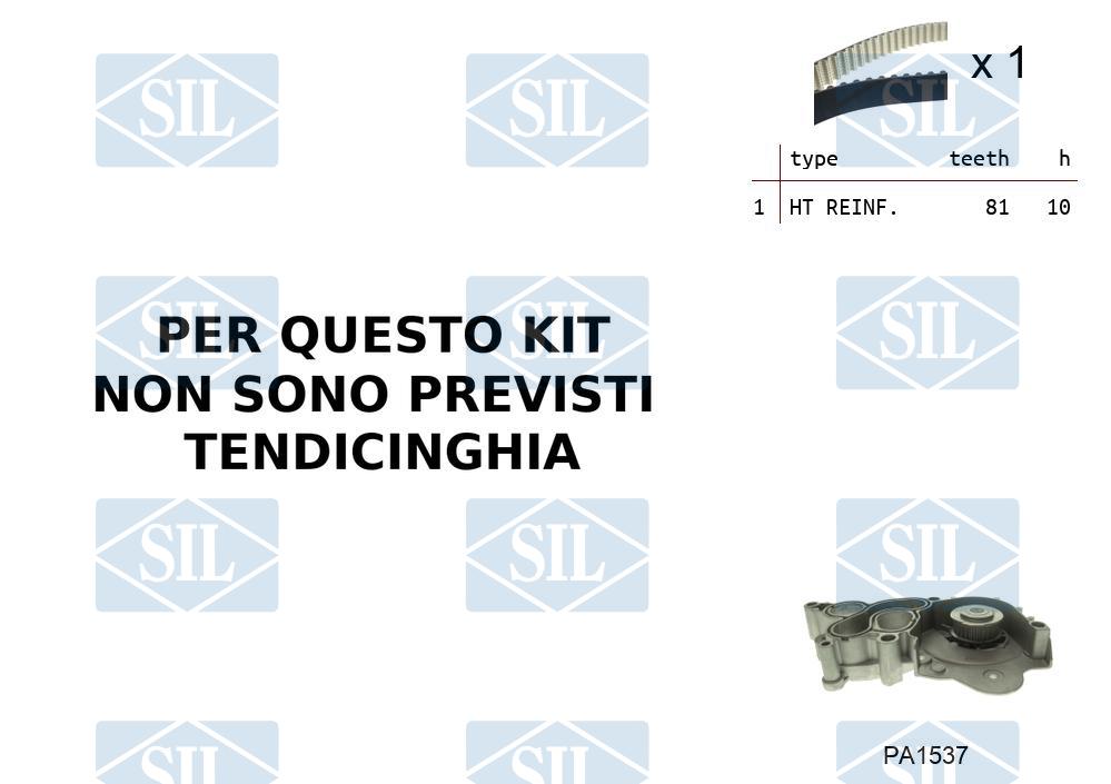 Water Pump & Timing Belt Kit (K1PA1537)