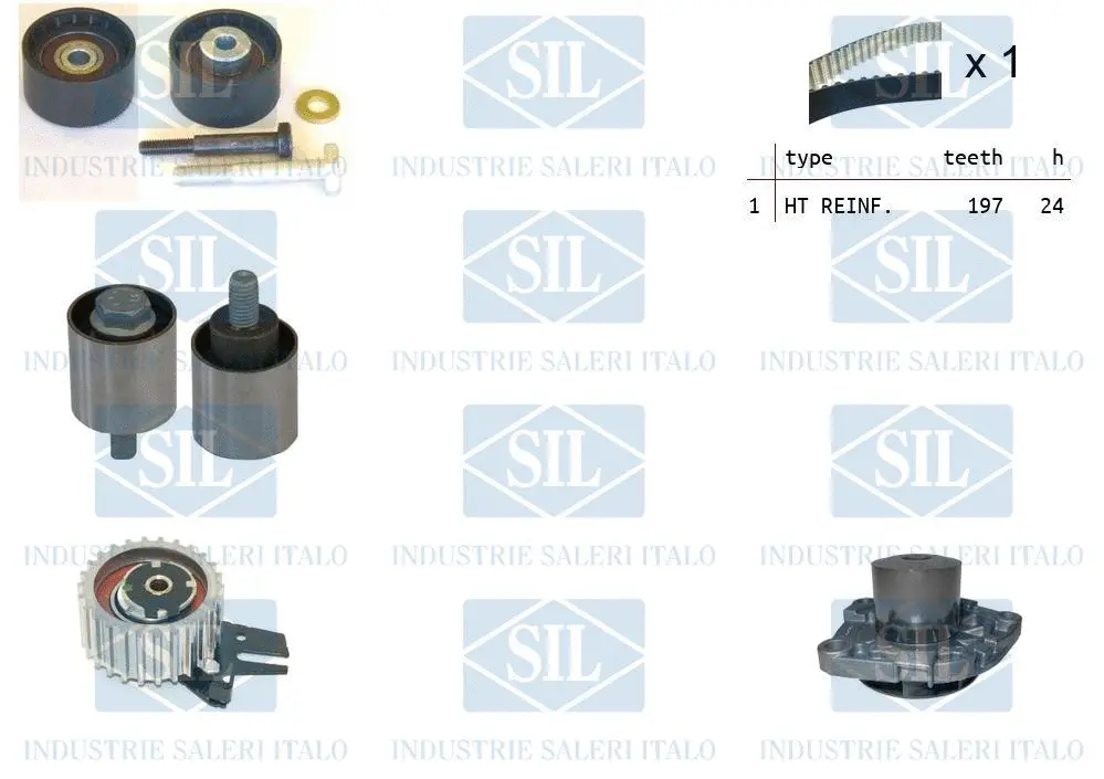 Water Pump & Timing Belt Kit (K6PA1246A1)