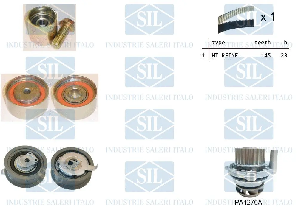 Water Pump & Timing Belt Kit (K2PA1270A)