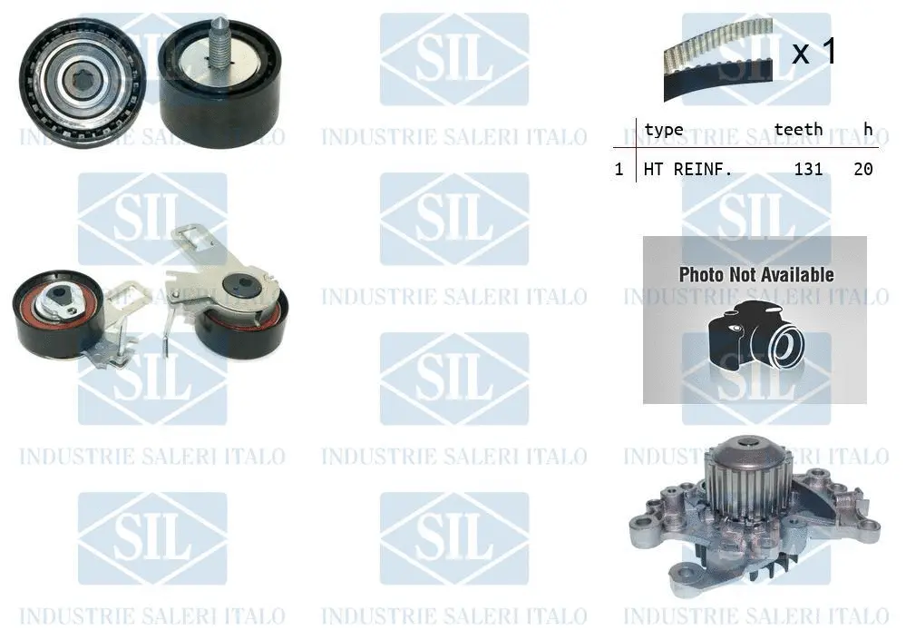 Water Pump & Timing Belt Kit (K1PA1630)