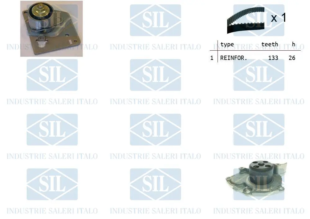 Water Pump & Timing Belt Kit (K1PA1515)
