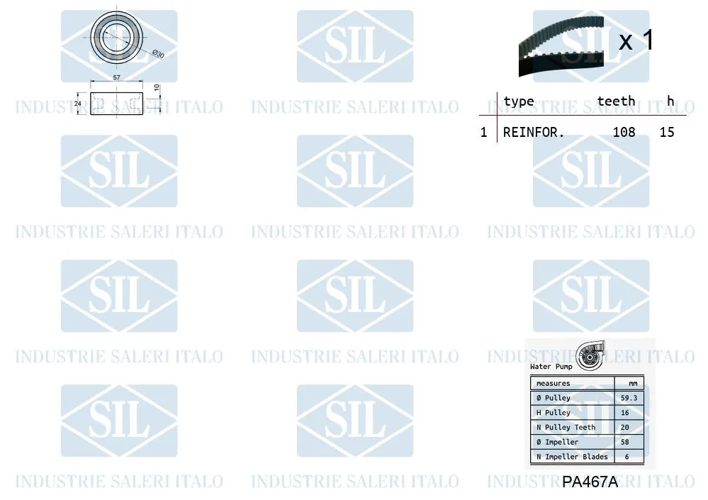 Water Pump & Timing Belt Kit
