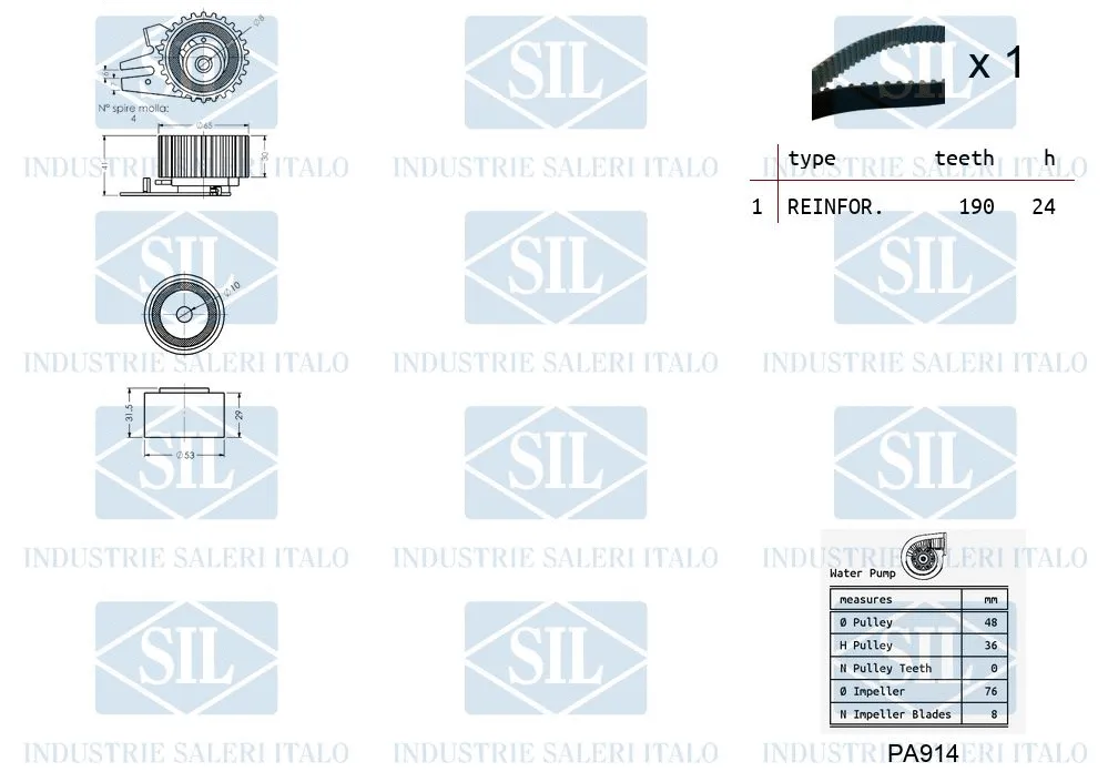Water Pump & Timing Belt Kit