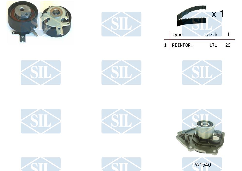Water Pump & Timing Belt Kit (K1PA1540)