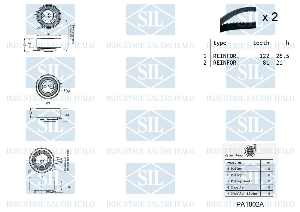 Water Pump & Timing Belt Kit