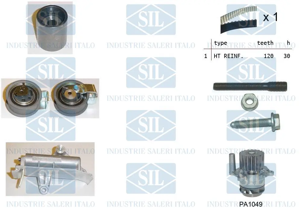 Water Pump & Timing Belt Kit (K3PA1049)