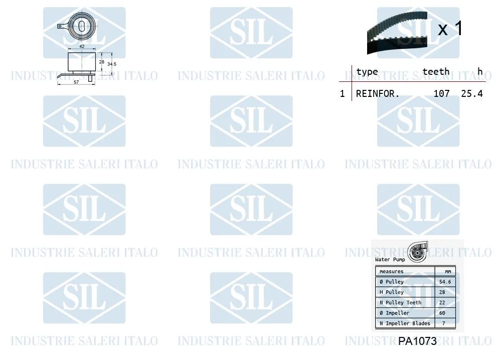 Water Pump & Timing Belt Kit