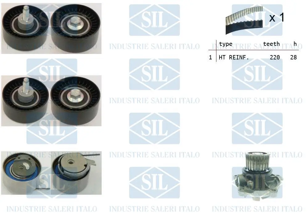 Water Pump & Timing Belt Kit (K1PA1502)