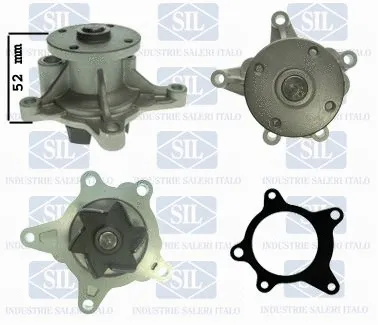 Water Pump, engine cooling (PA1517)