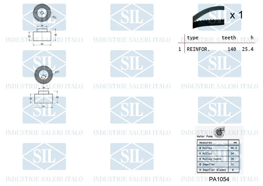 Water Pump & Timing Belt Kit