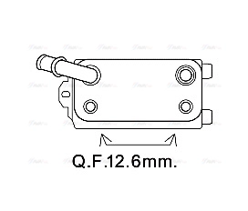 Oil Cooler, automatic transmission (VO3170)