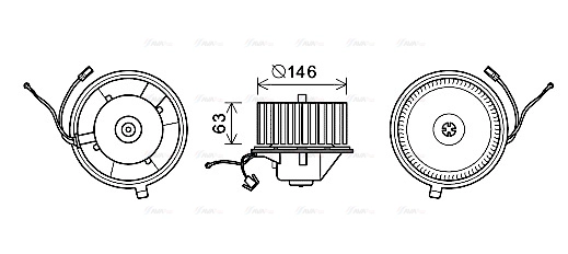 Interior Blower (VN8349)