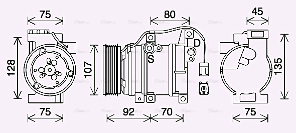 Compressor, air conditioning (MZAK293)