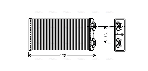 Heat Exchanger, interior heating (MNA6029)