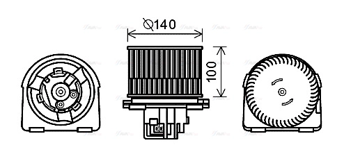 Interior Blower (OL8617)