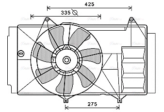 Fan, engine cooling (TO7580)