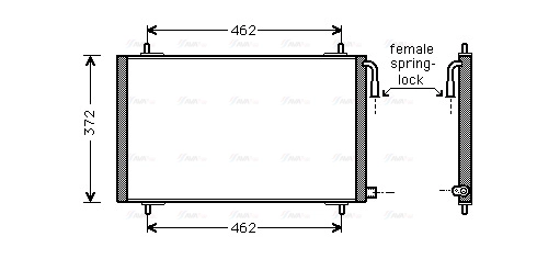 Condenser, air conditioning (PE5191)