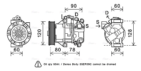 Compressor, air conditioning (TOK656)