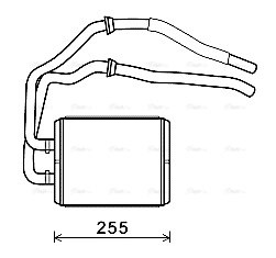 Heat Exchanger, interior heating (IV6105)