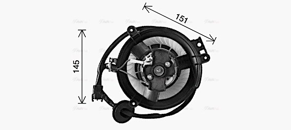 Interior Blower (MS8771)