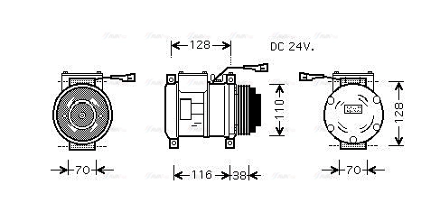 Compressor, air conditioning (IVAK072)