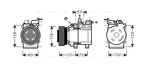 Compressor, air conditioning (HYK209)