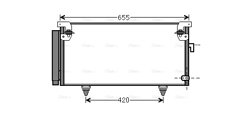 Condenser, air conditioning (SUA5073D)