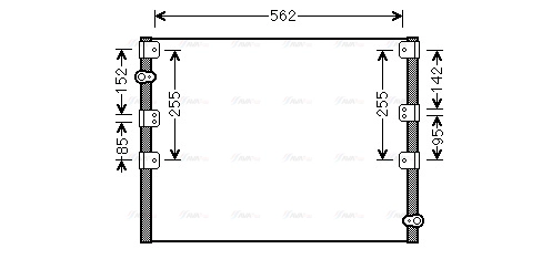 Condenser, air conditioning (TO5278)