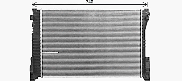 Radiator, engine cooling