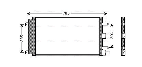 Condenser, air conditioning (FT5342D)