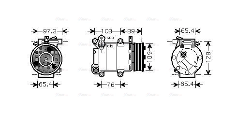 Compressor, air conditioning (FDAK391)