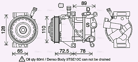 Compressor, air conditioning (TOK738)