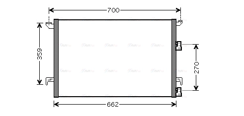 Condenser, air conditioning (SBA5060)