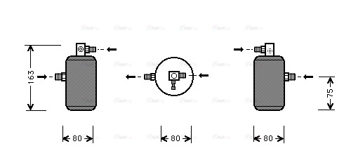 Dryer, air conditioning (CND163)