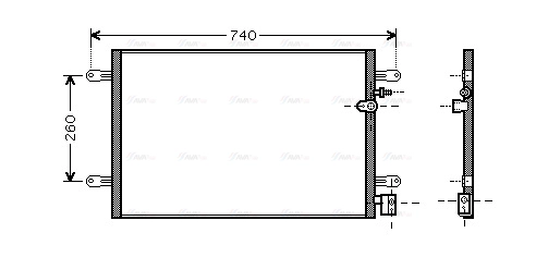 Condenser, air conditioning (AI5237)