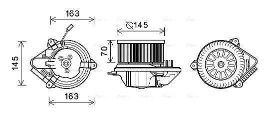 Interior Blower (CN8515)