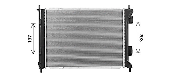 Radiator, engine cooling