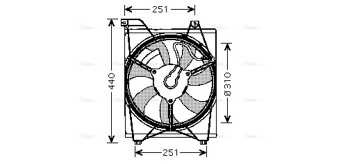 Fan, engine cooling (KA7516)