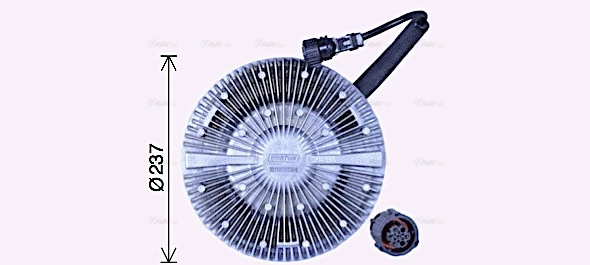 Clutch, radiator fan (MEC285)