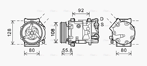 Compressor, air conditioning (CNAK282)